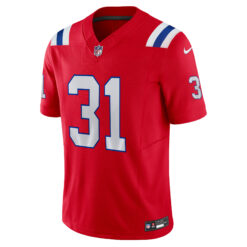 Alternative view of Craig Woodson New England Patriots Red Alternate Vapor F.U.S.E Limited Jersey - All Stitched