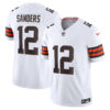Shedeur Sanders Cleveland Browns White Away Vapor F.U.S.E Limited Jersey - All Stitched