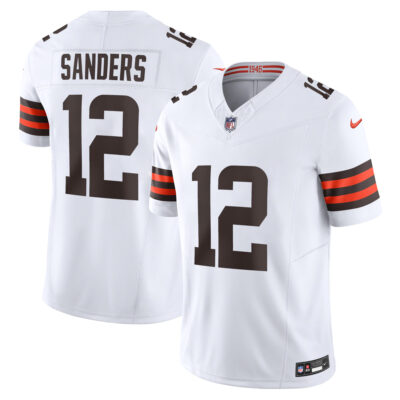 Shedeur Sanders Cleveland Browns White Away Vapor F.U.S.E Limited Jersey - All Stitched