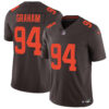 Mason Graham Cleveland Browns Brown Alternate Vapor F.U.S.E Limited Jersey - All Stitched