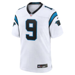 Alternative view of Bryce Young Carolina Panthers White Road Game Jersey - All Stitched