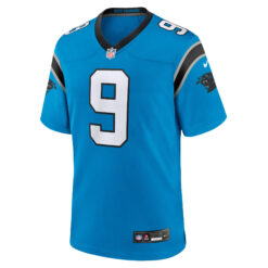 Alternative view of Bryce Young Carolina Panthers Light Blue Alternate Game Jersey - All Stitched