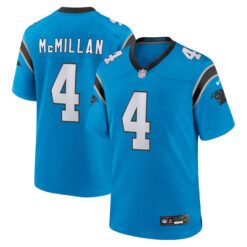 Tetairoa McMillan Carolina Panthers Light Blue Alternate Game Jersey - All Stitched