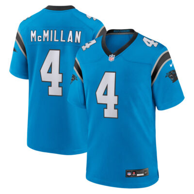 Tetairoa McMillan Carolina Panthers Light Blue Alternate Game Jersey - All Stitched