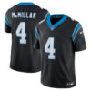 Tetairoa McMillan Carolina Panthers Black Home Vapor F.U.S.E Limited Jersey - All Stitched