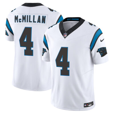 Tetairoa McMillan Carolina Panthers White Road Vapor F.U.S.E Limited Jersey - All Stitched
