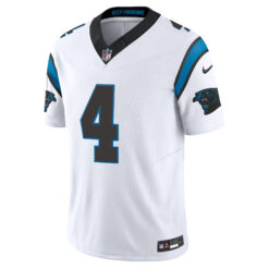 Alternative view of Tetairoa McMillan Carolina Panthers White Road Vapor F.U.S.E Limited Jersey - All Stitched