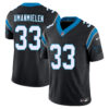 Princely Umanmielen Carolina Panthers Black Home Vapor F.U.S.E Limited Jersey - All Stitched