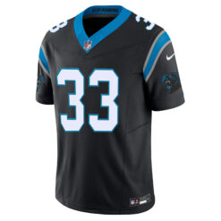 Alternative view of Princely Umanmielen Carolina Panthers Black Home Vapor F.U.S.E Limited Jersey - All Stitched
