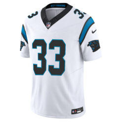 Alternative view of Princely Umanmielen Carolina Panthers White Road Vapor F.U.S.E Limited Jersey - All Stitched