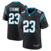 Trevor Etienne Carolina Panthers Black Home Game Jersey - All Stitched