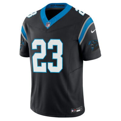 Alternative view of Trevor Etienne Carolina Panthers Black Home Vapor F.U.S.E Limited Jersey - All Stitched
