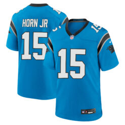 Jimmy Horn Jr Carolina Panthers Light Blue Alternate Game Jersey - All Stitched