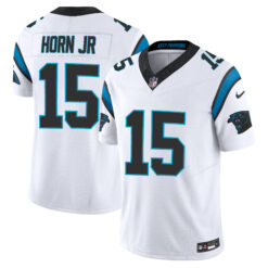 Jimmy Horn Jr Carolina Panthers White Road Vapor F.U.S.E Limited Jersey - All Stitched