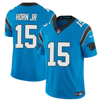 Jimmy Horn Jr Carolina Panthers Light Blue Alternate Vapor F.U.S.E Limited Jersey - All Stitched