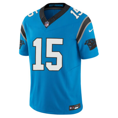 Alternative view of Jimmy Horn Jr Carolina Panthers Light Blue Alternate Vapor F.U.S.E Limited Jersey - All Stitched