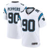 Julius Peppers Carolina Panthers White Road Game Jersey - All Stitched