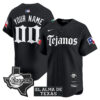 Custom Texas Rangers Black Mexico Tejano Barrio Style Limited Jersey - All Stitched