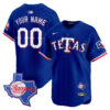 Custom Texas Rangers Royal Blue Tetas Limited Jersey - All Stitched