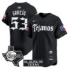 Adolis Garcia Texas Rangers Black Mexico Tejano Barrio Style Limited Jersey - All Stitched