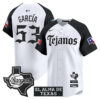 Adolis Garcia Texas Rangers Alternate White Mexico Tejano Barrio Style Limited Jersey - All Stitched