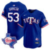 Adolis Garcia Texas Rangers Royal Blue Tetas Limited Jersey - All Stitched