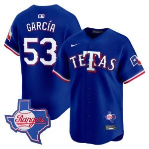 Adolis Garcia Texas Rangers Royal Blue Tetas Limited Jersey - All Stitched