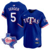 Corey Seager Texas Rangers Royal Blue Tetas Limited Jersey - All Stitched