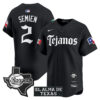 Marcus Semien Texas Rangers Black Mexico Tejano Barrio Style Limited Jersey - All Stitched