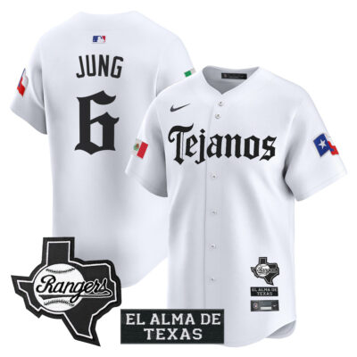 Josh Jung Texas Rangers White Mexico Tejano Barrio Style Limited Jersey - All Stitched