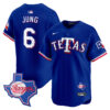 Josh Jung Texas Rangers Royal Blue Tetas Limited Jersey - All Stitched