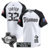 Evan Carter Texas Rangers Alternate White Mexico Tejano Barrio Style Limited Jersey - All Stitched