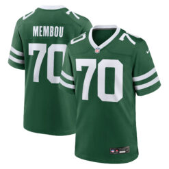 Armand Membou New York Jets Green Home Game Jersey - All Stitched