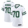 Armand Membou New York Jets White Road Game Jersey - All Stitched