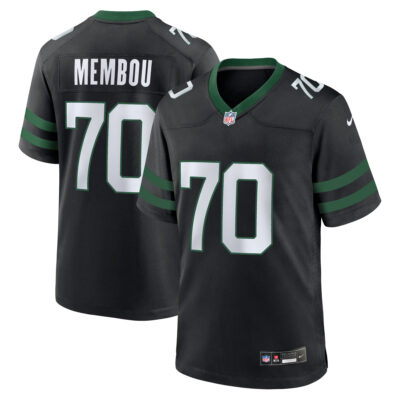 Armand Membou New York Jets Black Alternate Game Jersey - All Stitched
