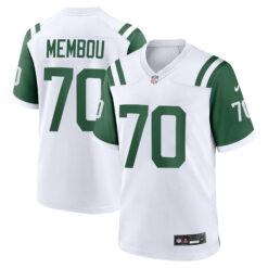 Armand Membou New York Jets White Classic Alternate Game Jersey - All Stitched