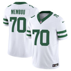 Armand Membou New York Jets White Road Vapor F.U.S.E Limited Jersey - All Stitched