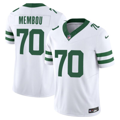Armand Membou New York Jets White Road Vapor F.U.S.E Limited Jersey - All Stitched