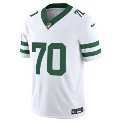 Alternative view of Armand Membou New York Jets White Road Vapor F.U.S.E Limited Jersey - All Stitched
