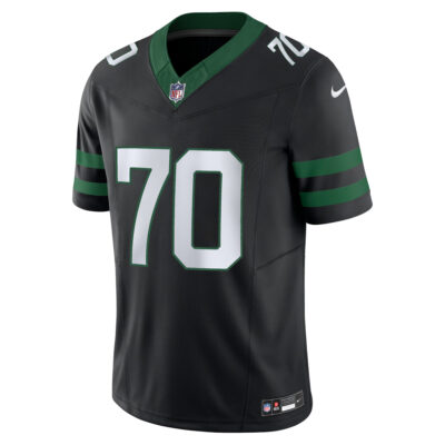 Alternative view of Armand Membou New York Jets Black Alternate Vapor F.U.S.E Limited Jersey - All Stitched