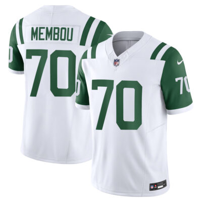 Armand Membou New York Jets White Classic Alternate Vapor F.U.S.E Limited Jersey - All Stitched