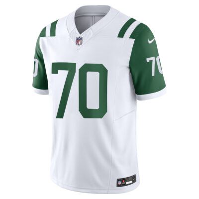 Alternative view of Armand Membou New York Jets White Classic Alternate Vapor F.U.S.E Limited Jersey - All Stitched