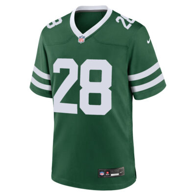 Alternative view of Curtis Martin New York Jets Green Home Game Jersey - All Stitched