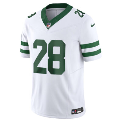 Alternative view of Curtis Martin New York Jets White Road Vapor F.U.S.E Limited Jersey - All Stitched