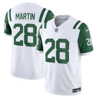 Curtis Martin New York Jets White Classic Alternate Vapor F.U.S.E Limited Jersey - All Stitched
