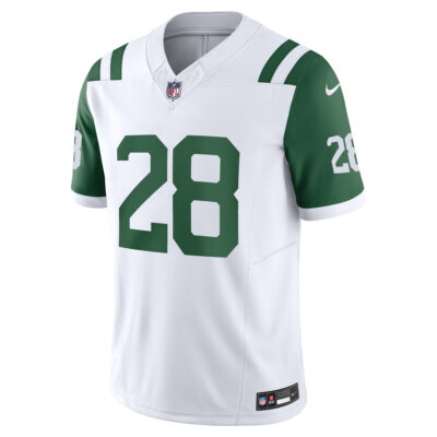 Alternative view of Curtis Martin New York Jets White Classic Alternate Vapor F.U.S.E Limited Jersey - All Stitched