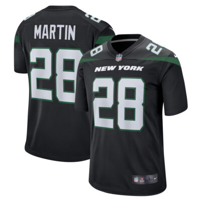 Curtis Martin New York Jets Black Alternate Jersey - All Stitched