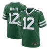 Joe Namath New York Jets Green Home Game Jersey - All Stitched