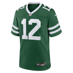 Alternative view of Joe Namath New York Jets Green Home Game Jersey - All Stitched