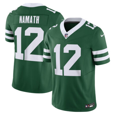 Joe Namath New York Jets Green Home Vapor F.U.S.E Limited Jersey - All Stitched